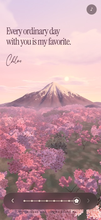Sakura walk: It ends on your last line, signed